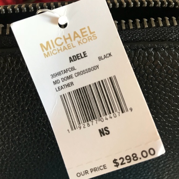 Michael Kors Adele Dome Black Crossbody Bag - Picture 6 of 6